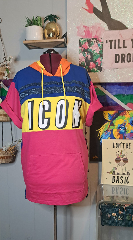 Nwt "Icon" Men's Hoodie Shirt/Dress (Fits SZ 2X/3X)