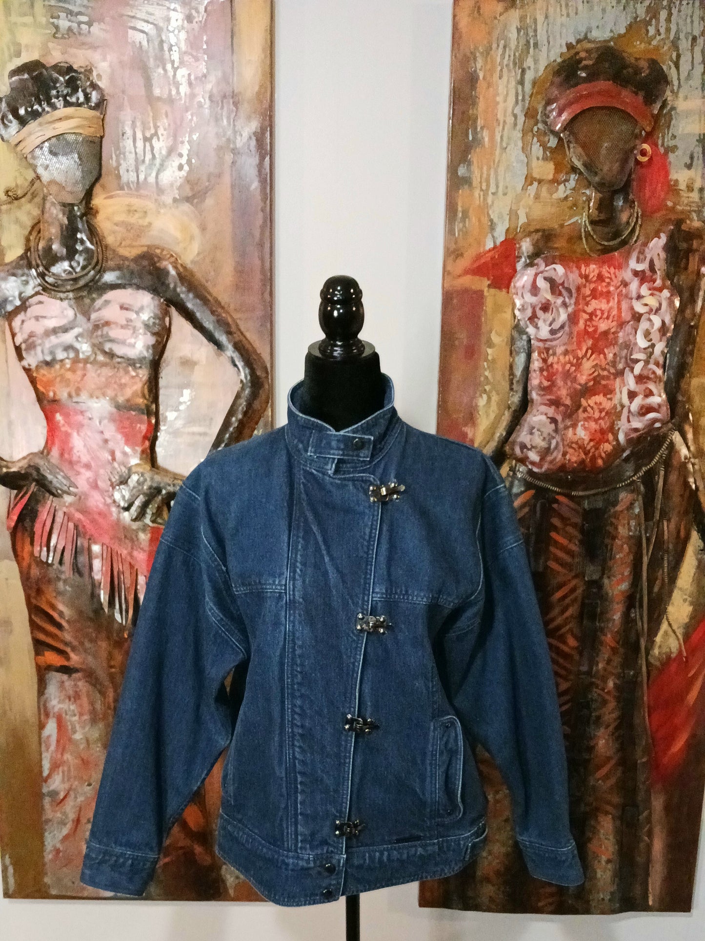 Vintage Gloria Vanderbilt Denim Jacket SZ Large