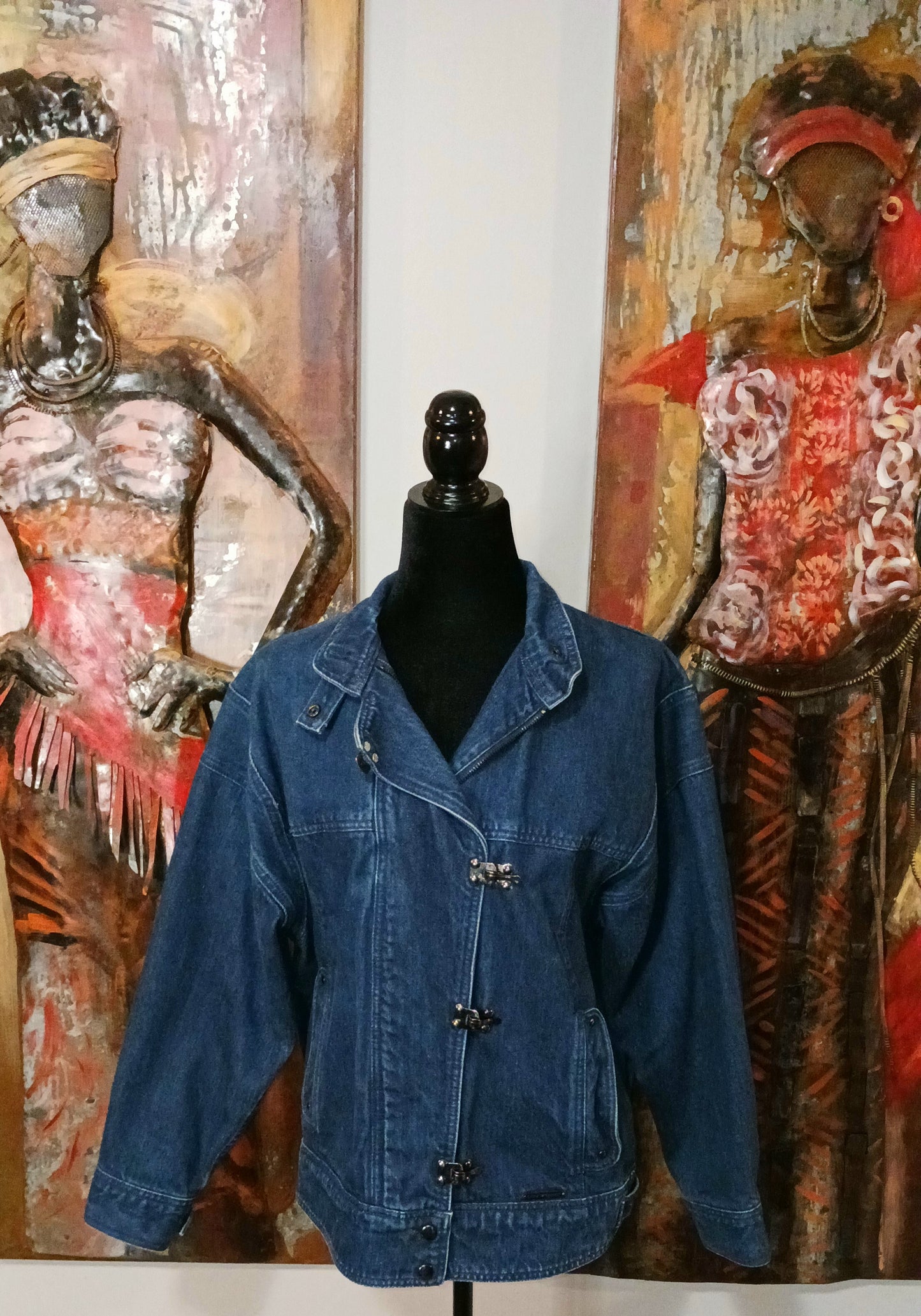 Vintage Gloria Vanderbilt Denim Jacket SZ Large